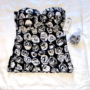 Anne Cole Coming Up Roses Twist Front Tankini